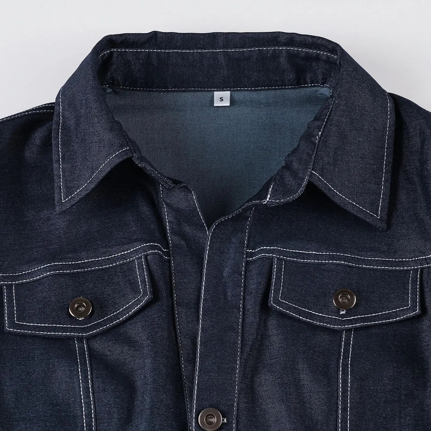 Retro Denim Party Cardigan