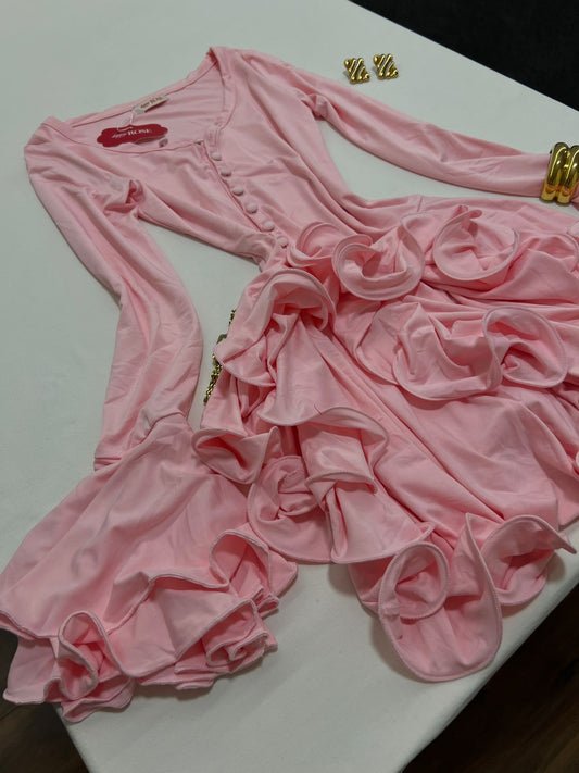 Bodycon Ruffle Hem Outfit