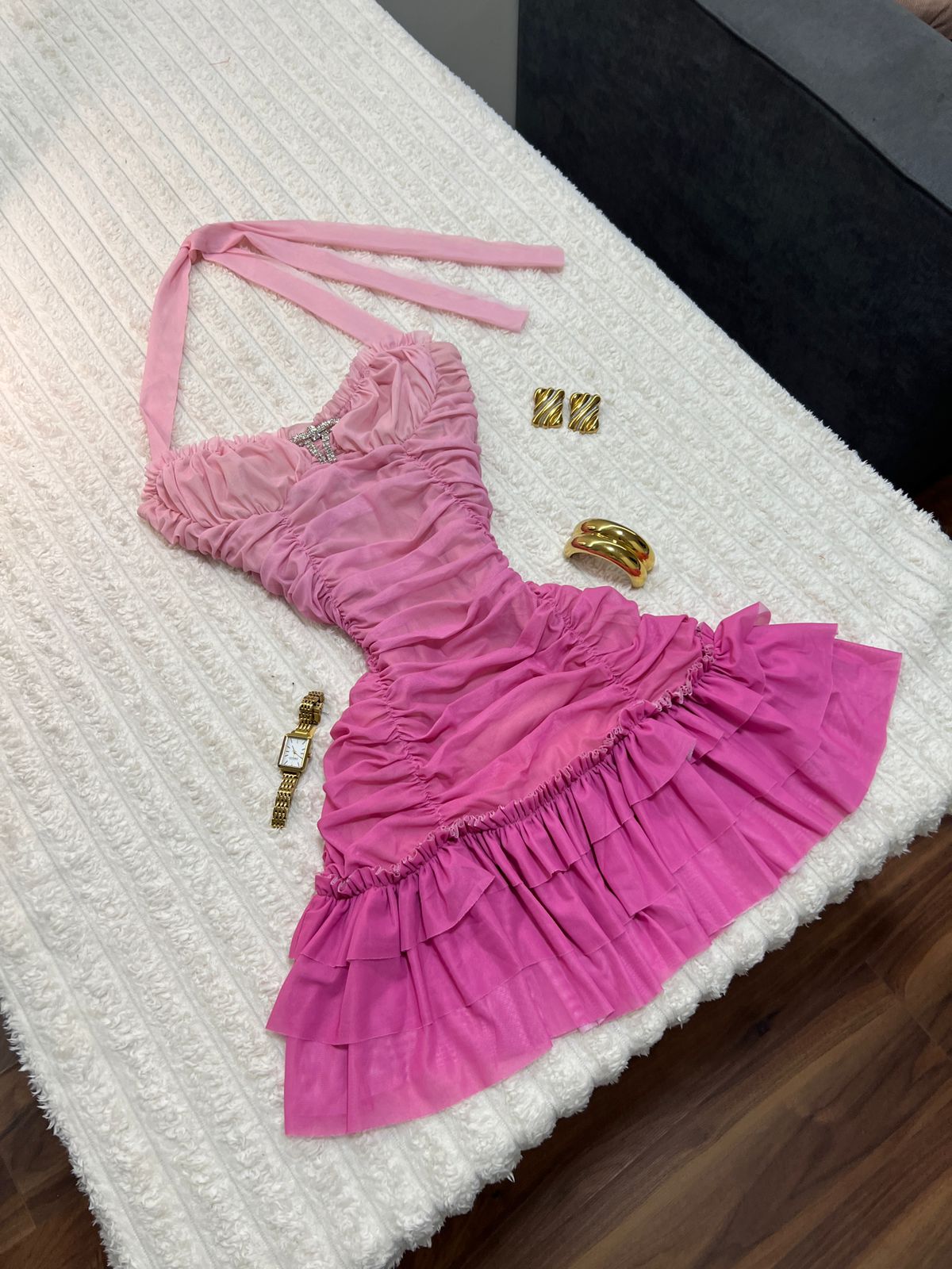 Sweet Rosé Mini Dress