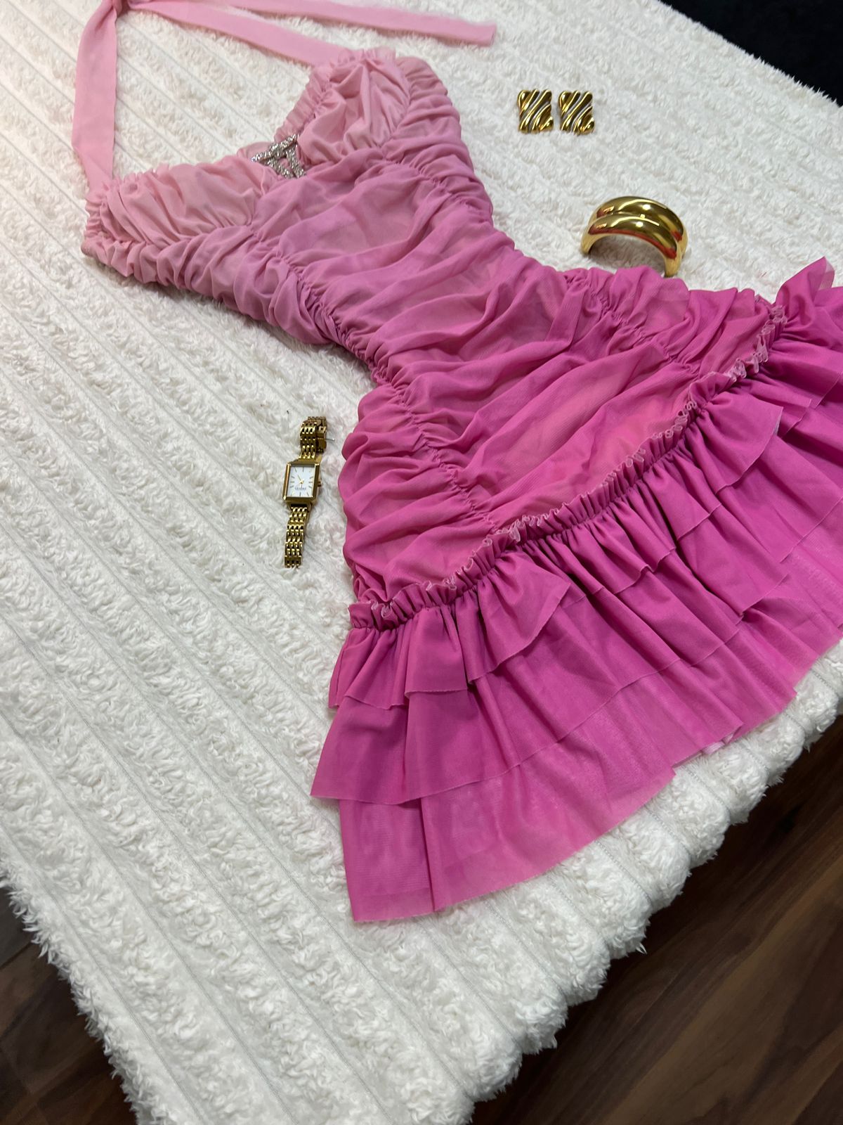 Sweet Rosé Mini Dress
