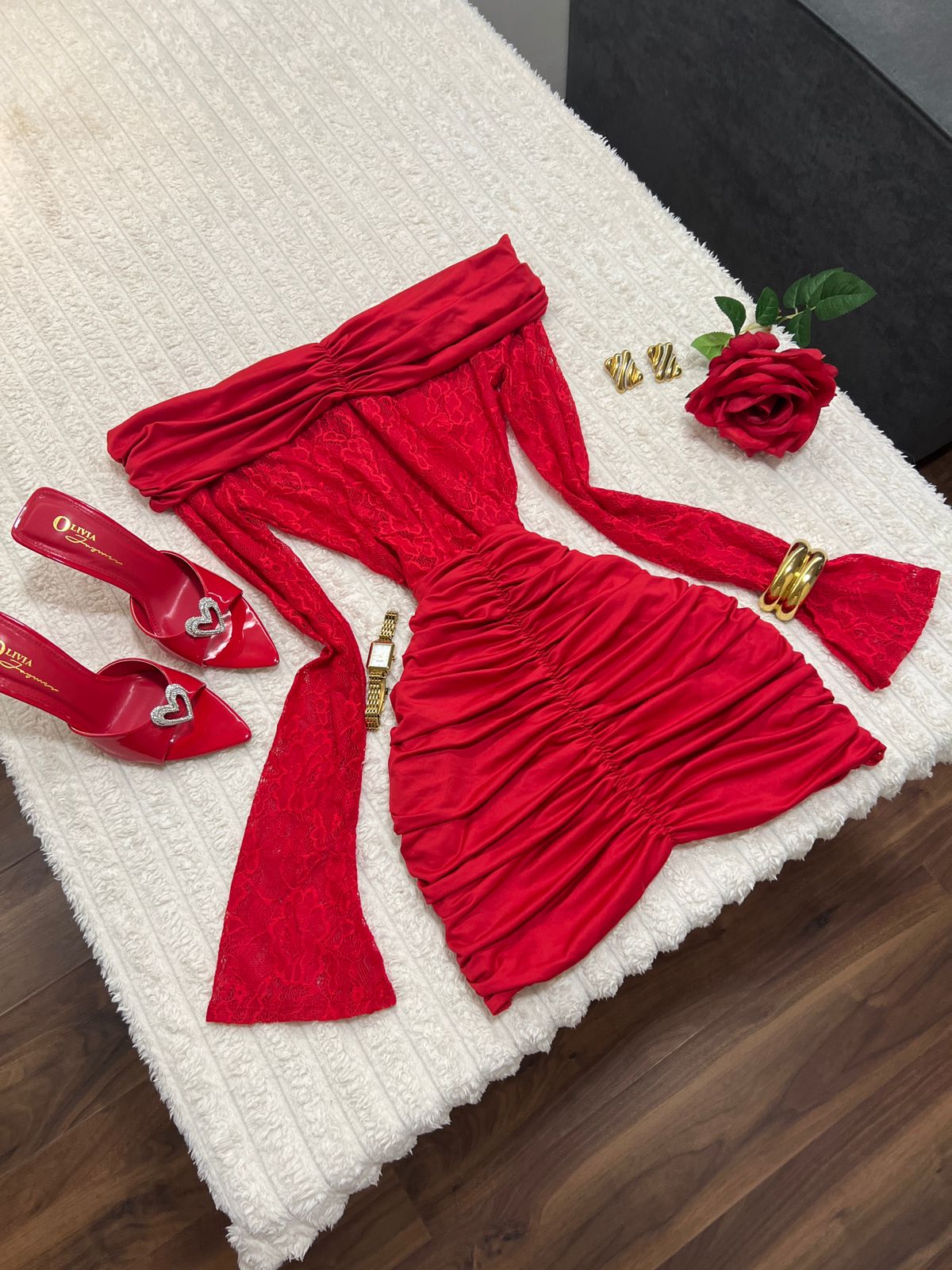 Love Affair Lace Mini Dress