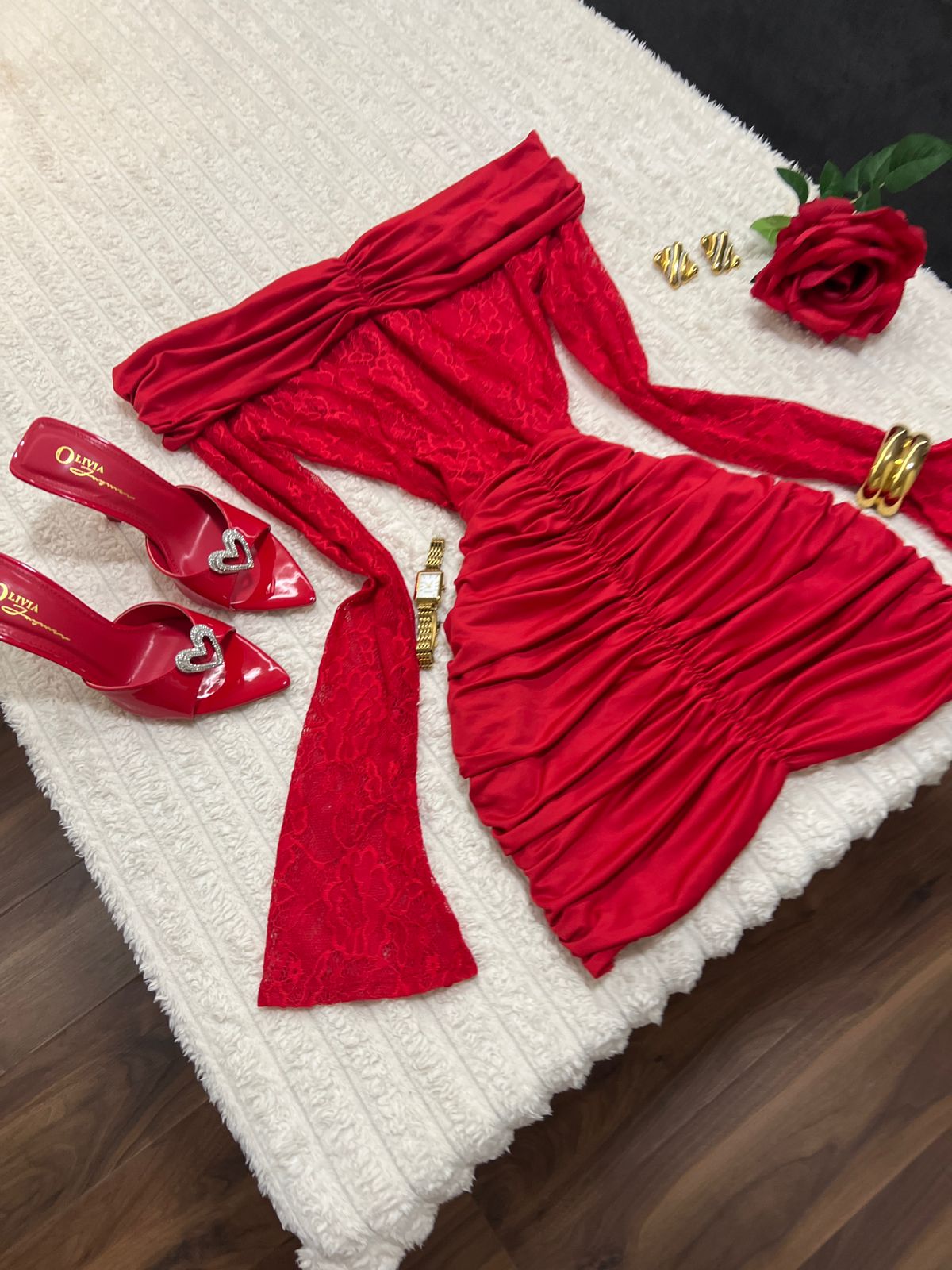 Love Affair Lace Mini Dress