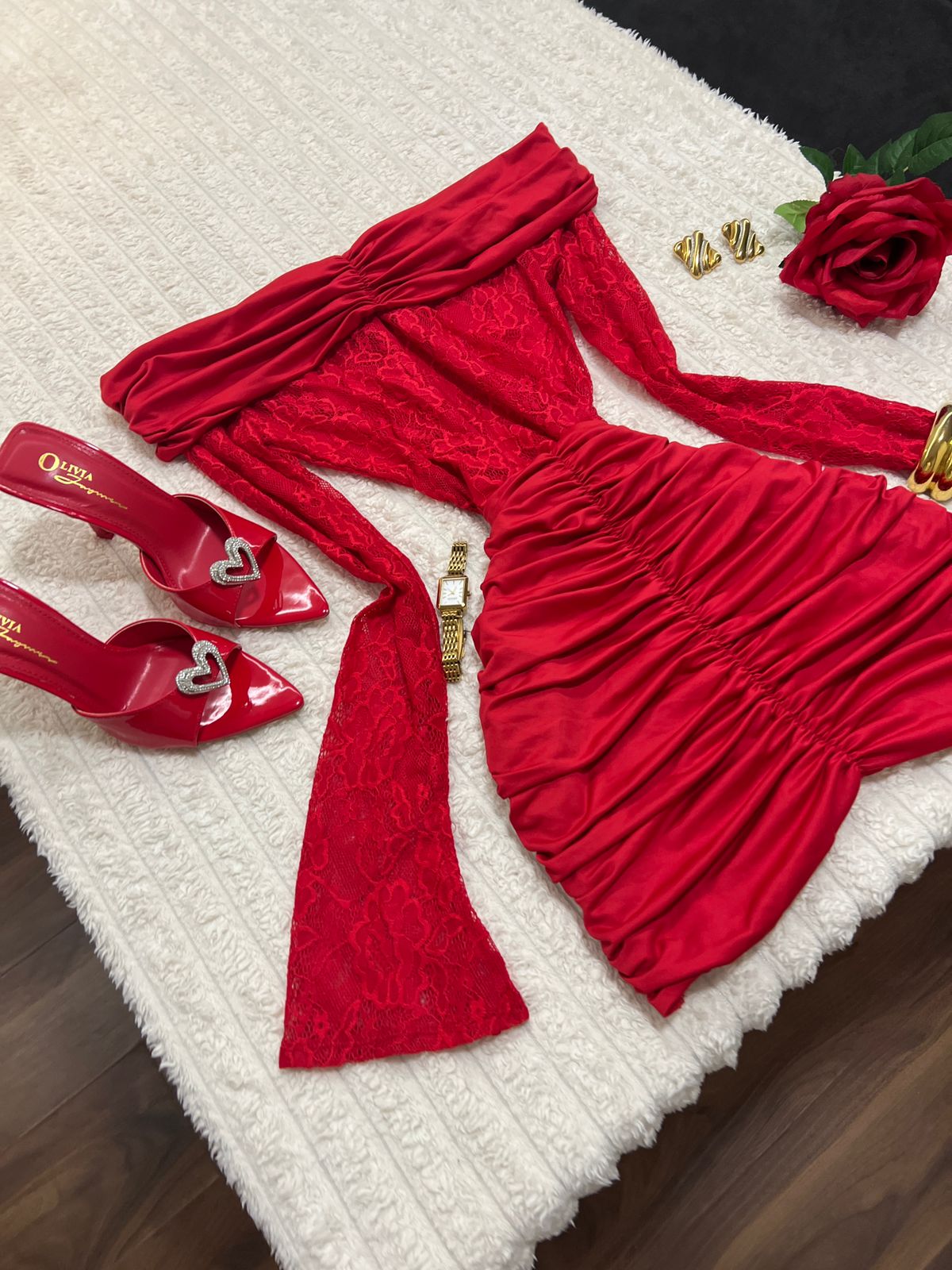 Love Affair Lace Mini Dress