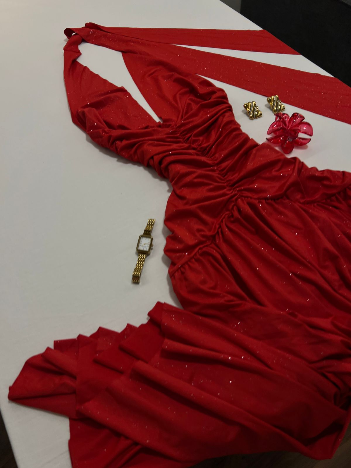 Aurevella Red Dress
