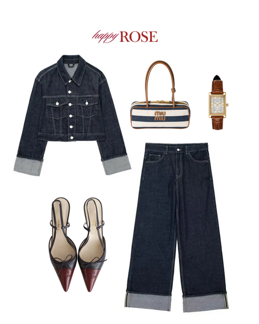 Vintage Denim Jacket & Pants
