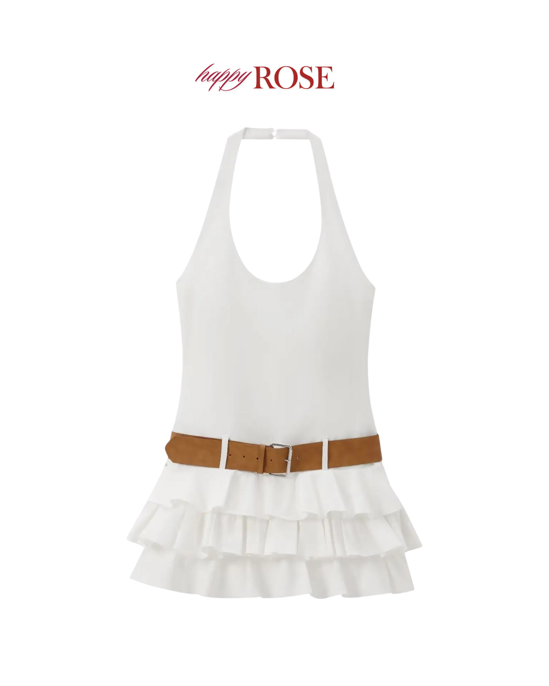Elegant Belted Halter