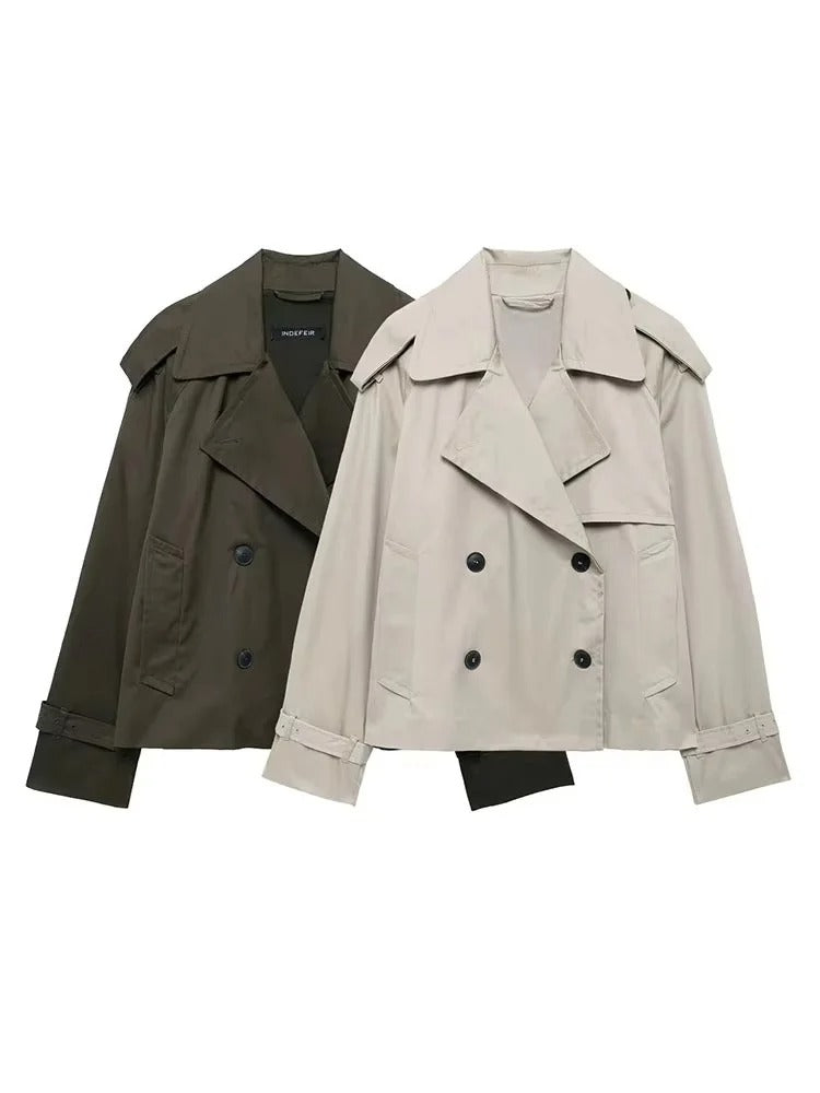 Autumn Double-Breasted Coat